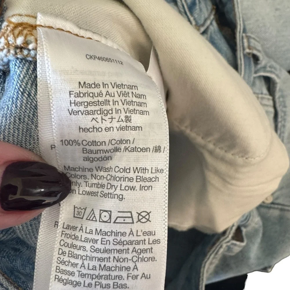 Madewell - NWT Rigid Denim A-Line Mini Skirt Light Wash Sz 26
